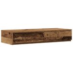 vidaXL Lit de stockage en bois ancien 90x190 cm