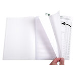 Orderbook Ligné 21x13 5cm 50 Feuillets Triple Autocopiant - Blanc - X 10 - Exacompta