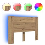 vidaXL Cabinet de Tête de Lit chêne artisanal Bois d'ingénierie