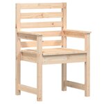 vidaXL Ensemble à manger de jardin 7 Pièces bois massif de pin