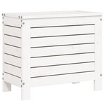 vidaXL Salon de jardin 7 Pièces blanc bois de pin massif