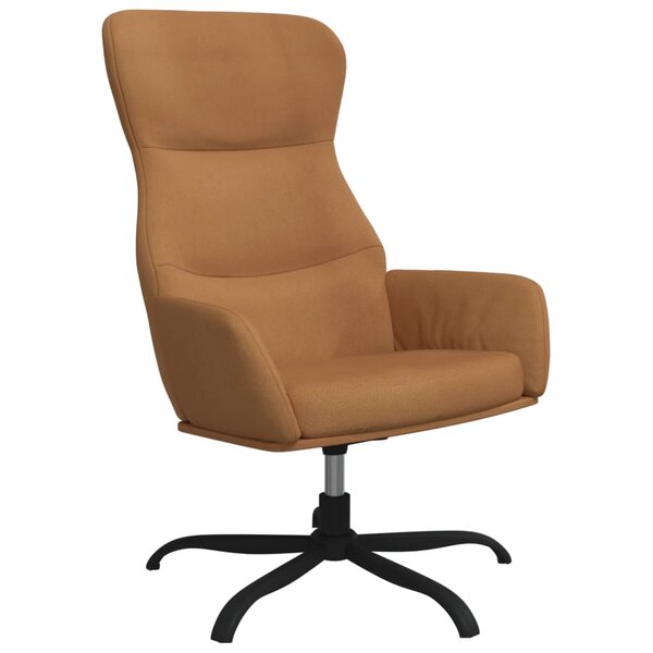 vidaXL Chaise de relaxation Taupe Similicuir daim