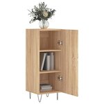 vidaXL Buffet Chêne sonoma 34 5x34x90 cm Bois d'ingénierie