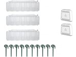 Kit de 3 tunnels de culture "Sunny" - Blanc