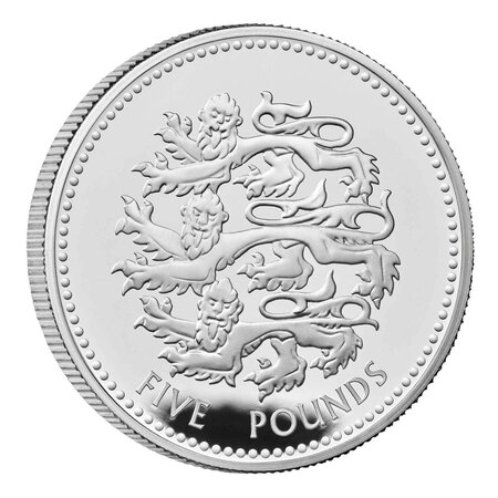 Pièce de monnaie 5 Pounds Royaume-Uni Fierté anglaise 2023 – Argent BE