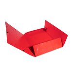 Chemise 3 rabats élastiques Max Capacité IDERAMA Carte pelliculée 425g Rouge EXACOMPTA