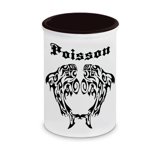 Pot à stylos en céramique poisson cbkreation