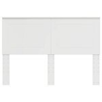 vidaXL Tête de lit Blanc brillant 160 cm Bois d'ingénierie