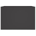 vidaXL Jardinière noir 62x40x39 cm acier