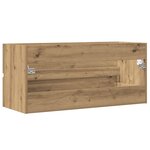 vidaXL Armoire lavabo chêne artisanal 100x38 5x45 cm bois d'ingénierie