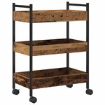 Chariot de cuisine vidaXL En bois ancien 50x30x70 cm Bois d'ingénierie