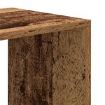 vidaXL Bibliothèque vieux bois 66x31x112 cm bois d'ingénierie