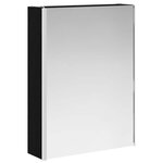 vidaXL Armoire Miroir de Salle de Bain Chêne noir 53 5 x 15 5 x 70 cm