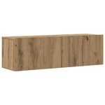 vidaXL Meubles TV muraux 6 Pièces chêne artisanal bois d'ingénierie