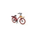 Vélo électrique C-class Comfort rouge Vitesse 25km/h