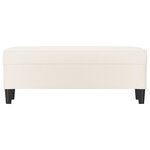vidaXL Banc Crème 100x35x41 cm Similicuir