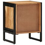 vidaXL Table de chevet Marron 40 x 30 x 50 cm
