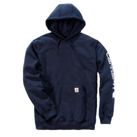 Sweat capuche non zippé logo manche poids moyen K288 navy S