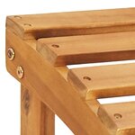 vidaXL Chaises Adirondack de jardin repose-pieds 2 Pièces Bois d'acacia