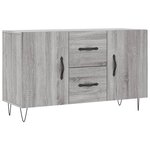 vidaXL Buffet sonoma gris 100x36x60 cm bois d'ingénierie