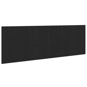 vidaXL Tête de lit Chêne noir 240 x 1 5 x 80 cm Bois d'ingénierie
