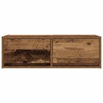 vidaXL Meubles TV 2 Pièces vieux bois 80x31x25 5 cm bois d'ingénierie