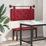 vidaXL Tête de lit suspendue Bordeaux Simili cuir