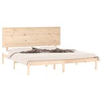 vidaXL Cadre de lit sans matelas 160x200 cm bois massif de pin