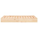vidaXL Cadre de lit bois massif 90x200 cm
