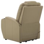 vidaXL Fauteuil Cappuccino Similicuir