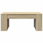 vidaXL Table basse chêne sonoma 102x55x42 cm bois d'ingénierie
