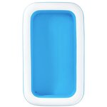 Bestway piscine rectangulaire 305x183x46 cm bleu