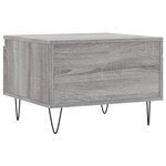 vidaXL Tables basses 2 Pièces sonoma gris 50x46x35 cm bois d'ingénierie