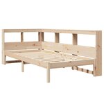 vidaXL Lit bibliothèque sans matelas 75x190 cm bois de pin massif