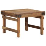 vidaXL Table basse 55x60x40 cm Bois recyclé