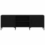 vidaXL Meuble TV Chêne noir 150 x 30 x 50 cm Bois d'ingénierie