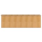 vidaXL Abri de jardin Marron clair 192x606x223 cm Acier galvanisé