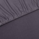 vidaXL Housse extensible de canapé Anthracite Jersey de polyester