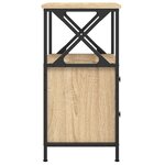 vidaXL Table de chevet chêne sonoma 34x35 5x70 cm bois d'ingénierie