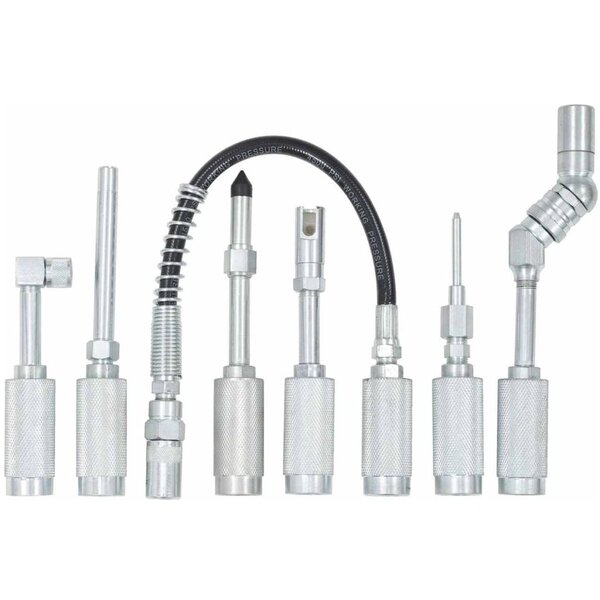 Ks tools ensemble d'adaptateur de pistolet à graisse 7 pièces 980.1100