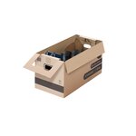 Pack and Move - Lot 60 cartons déménagement stockage standard - 60 x 30 x 30 cm - Poignées renforcées - 3 adhésifs offerts