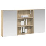 vidaXL Ensemble de Meubles de Salle de Bain 3 Pièces 100 x 10 5 x 50 cm