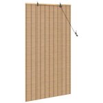 vidaXL Store enrouleur Marron Clair 100 x 160 cm Bambou