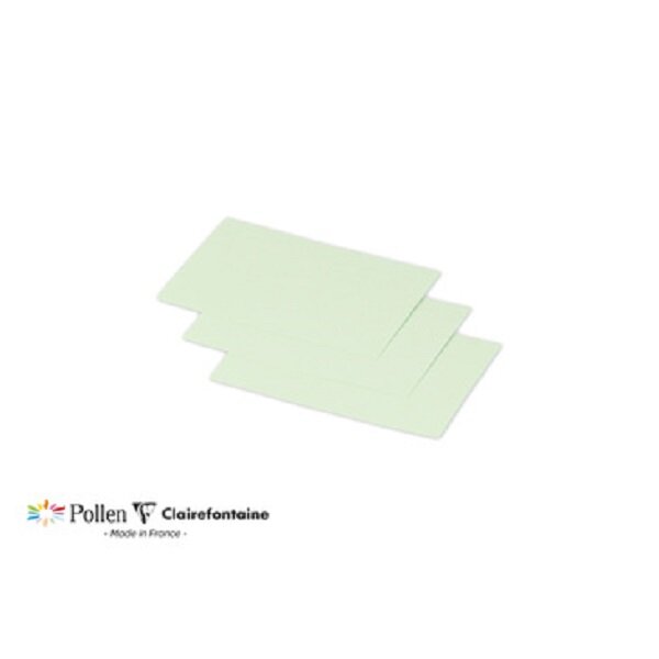 Lot de 25 Cartes Pollen 70x95 - Clairefontaine - vert irisé