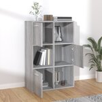 vidaXL Armoire de rangement Sonoma gris 60x29 5x90 cm