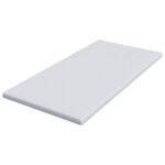 vidaXL Coussins de Matelas Blanc 100 x 200 cm