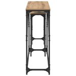 vidaXL Table console 2 Pièces Chêne artisanal 100 x 28 x 75 cm