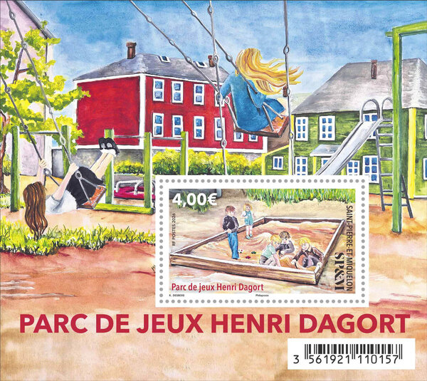 Bloc Saint Pierre et Miquelon - Parc de jeux Henri Dagort