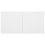 vidaXL Meuble TV suspendu Blanc 60x30x30 cm
