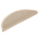 vidaXL Tapis d'escalier autocollants 30 Pièces 56x17x3 cm berbère